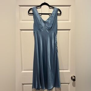 Vintage Catherine Malandrino Silk Blue Dress